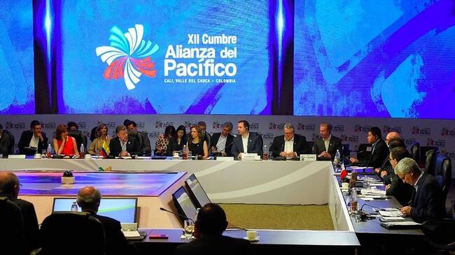 Desde este viernes, Colombia tiene formalmente la presidencia pro tempore de la Alianza del Pacífico que tenía Chile, esto tras la instalación de la XII Cumbre que se realiza en Cali, Valle del Cauca. Foto: Colprensa