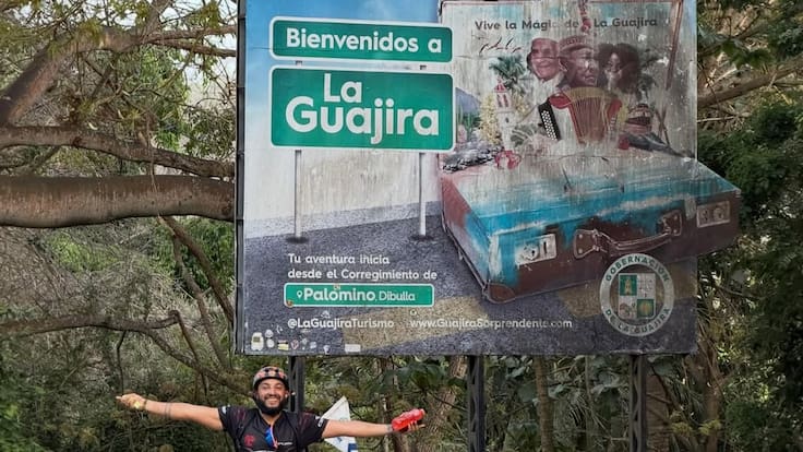 Desde Medellín hasta La Guajira en patines, la historia de Larry patina