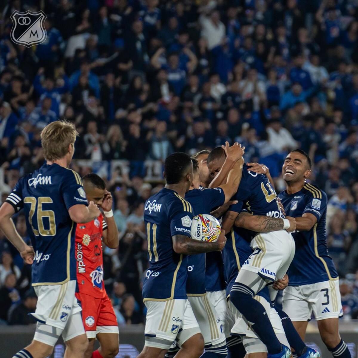 Jhon Largacha tras su primer gol con Millonarios: Pensé en Diosito, mis papás y mi novia