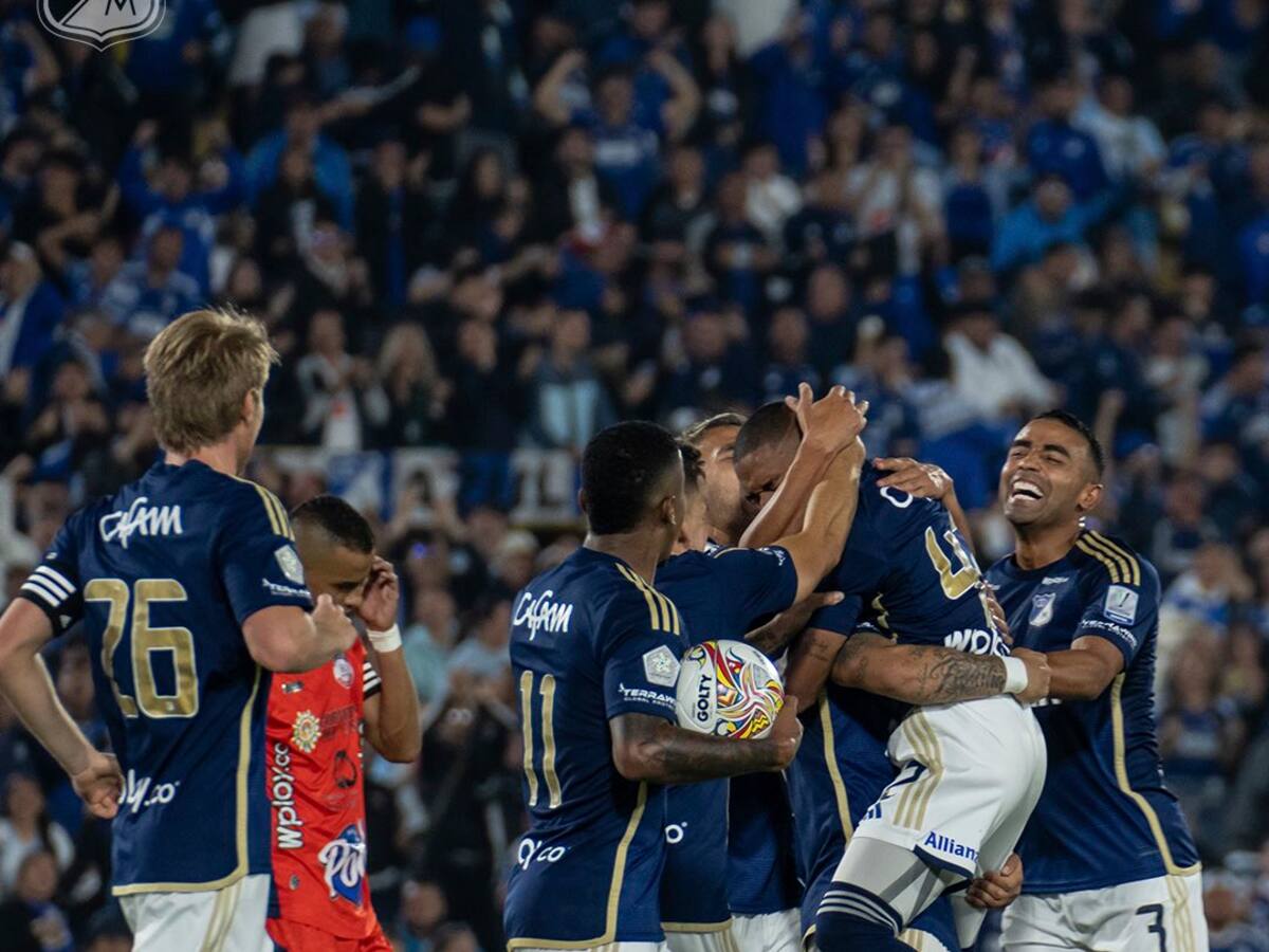 Jhon Largacha tras su primer gol con Millonarios: Pensé en Diosito, mis papás y mi novia