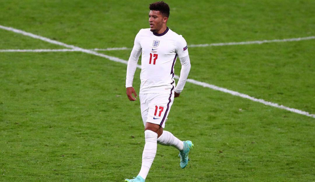 Jadon Sancho actualmente compite en la Eurocopa con Inglaterra