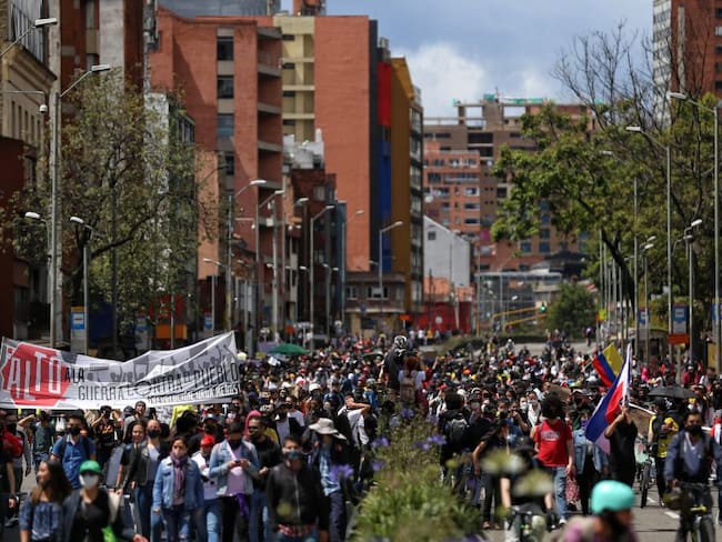 Casi 600 marchas en Bogotá atendió el Distrito durante esta pandemia