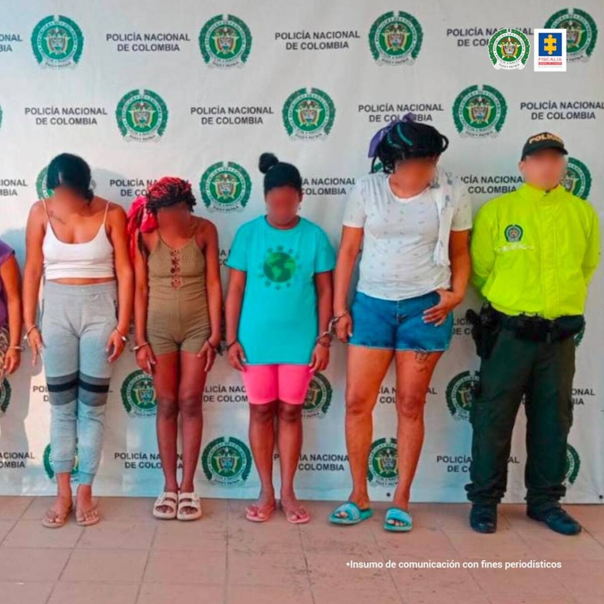 Juez ordenó cárcel a cinco implicadas en trata de personas en Cartagena
