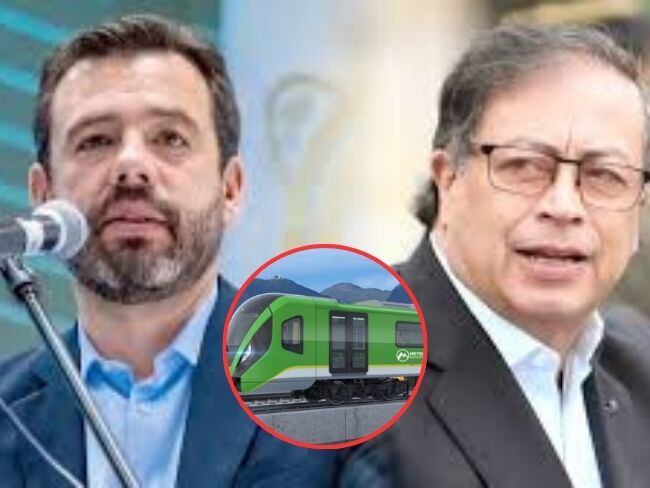 Polémica entre el Presidente Petro y el Alcalde Galán por el metro y el agua.