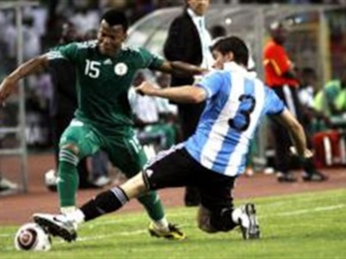 Nigeria goleó a Argentina en amistoso