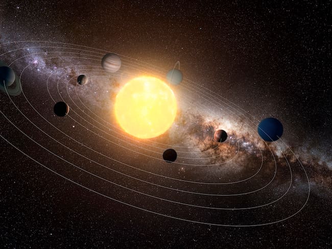 Ilustración alusiva al sistema solar (Foto vía Getty Images)