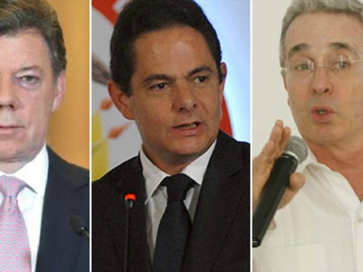 Imagen de Santos y de Vargas Lleras en alza; la de Uribe, estable