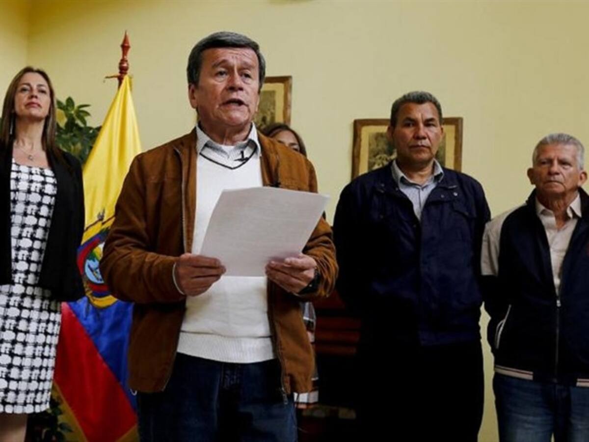 Según el ELN, firma del cese el fuego bilateral queda en manos de Duque