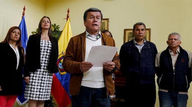 El jefe de la delegación de paz de la guerrilla, Pablo Beltrán. Foto: Agencia EFE