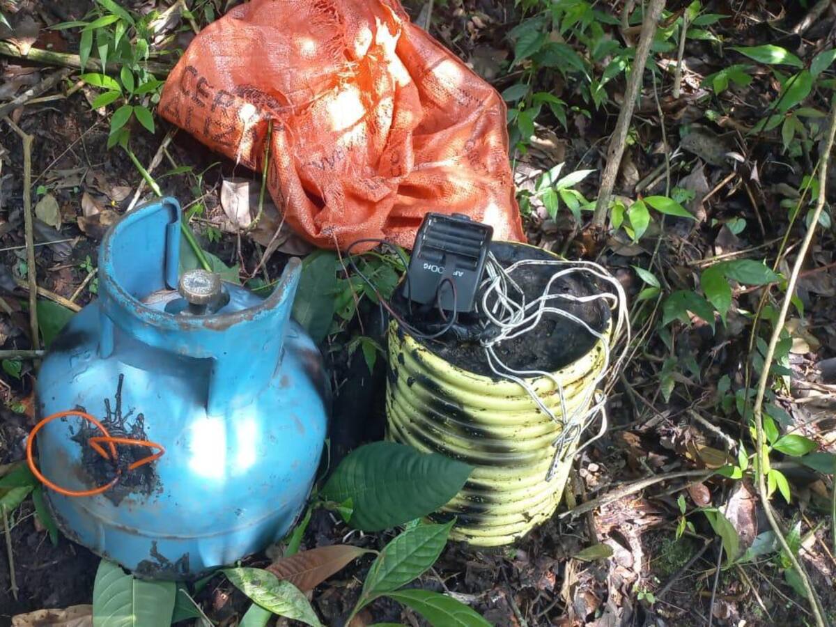 Desactivan cilindro bomba en zona rural de Tuluá