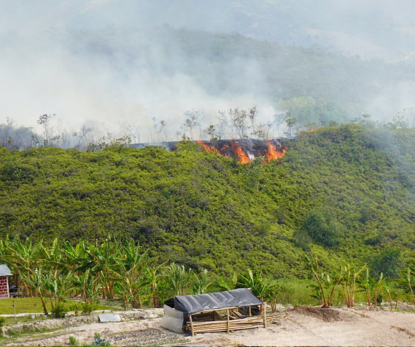 Incendio forestal vereda Las Liscas, Ocaña