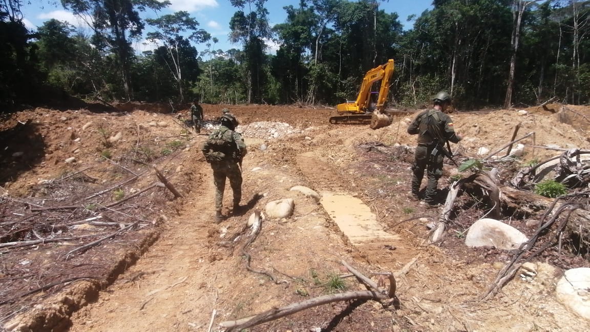 Asestan golpe a bandas delincuenciales  dedicadas a la minería ilegal en Putumayo