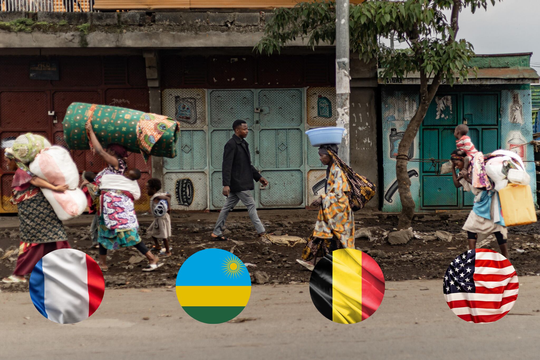 Varias embajadas fueron atacadas hoy en la  República Democrática del Congo