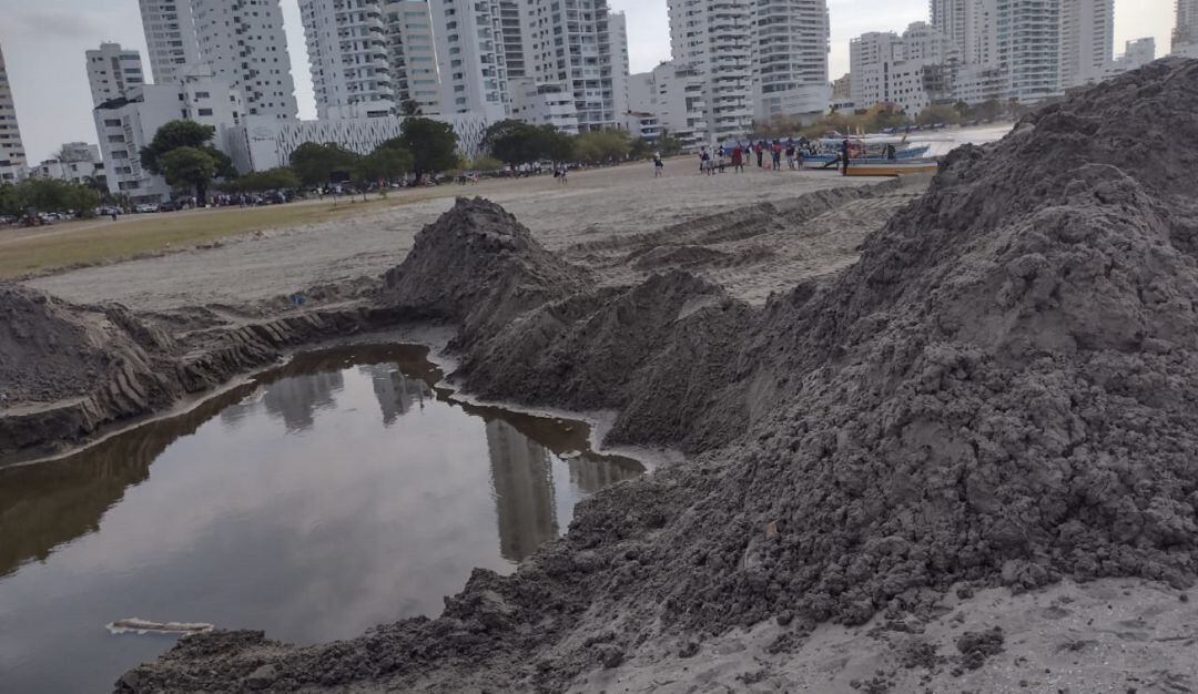 La maquinaria suministrada por el gobierno departamental estaría por ocho días