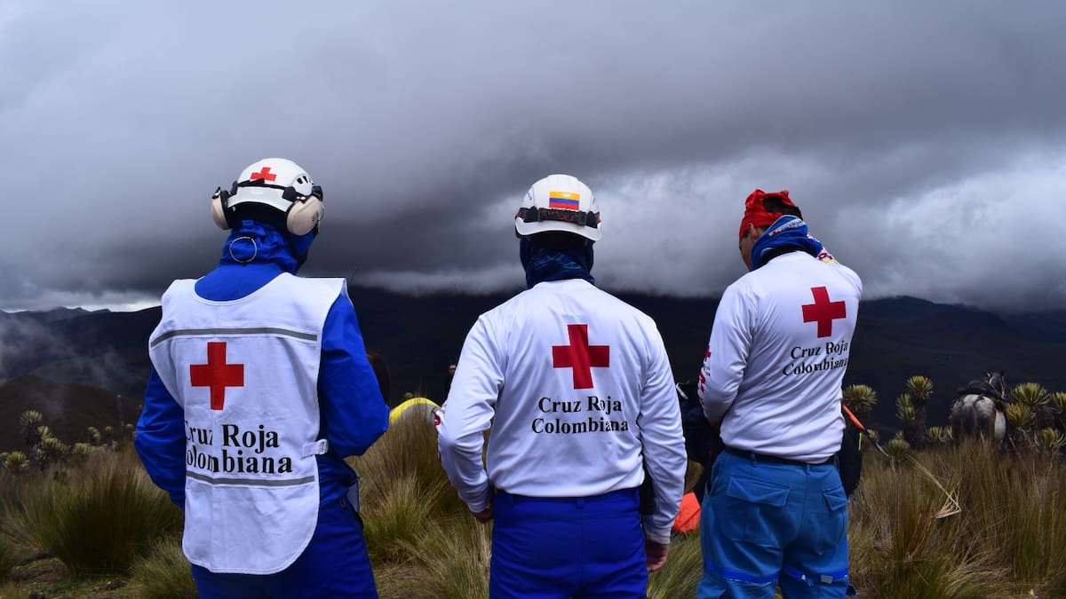 Jockny Martínez, coordinador del grupo de rescate, Cruz Roja Quindío