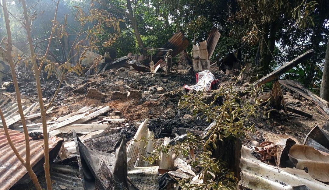 Incendio en la zona rural de Ibagué
