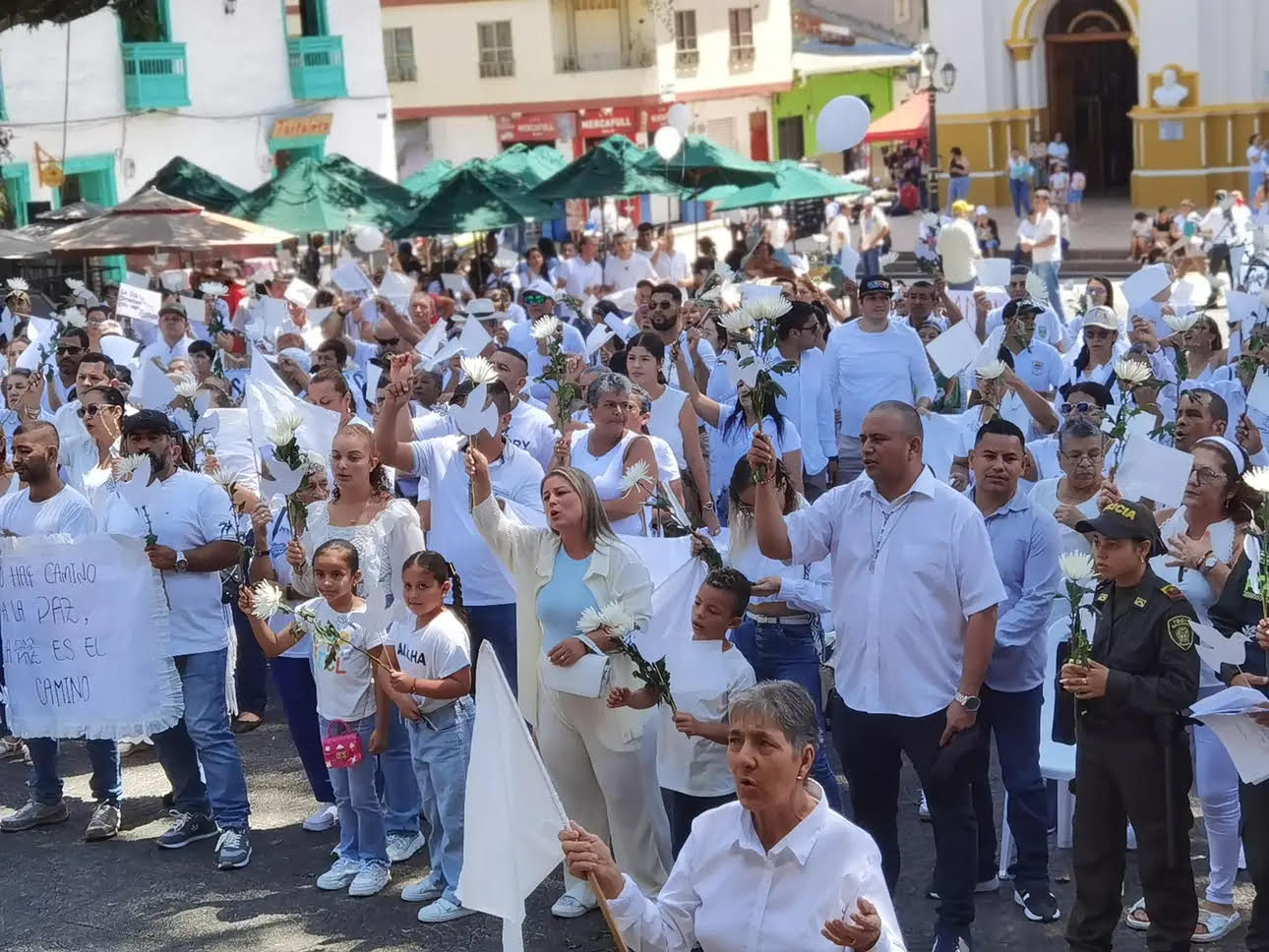 Los habitantes de San Rafael, Antioquia, pidieron garantías de seguridad para el alcalde Eduin Aniceto Giraldo. Foto: Alcaldía de San Rafael.