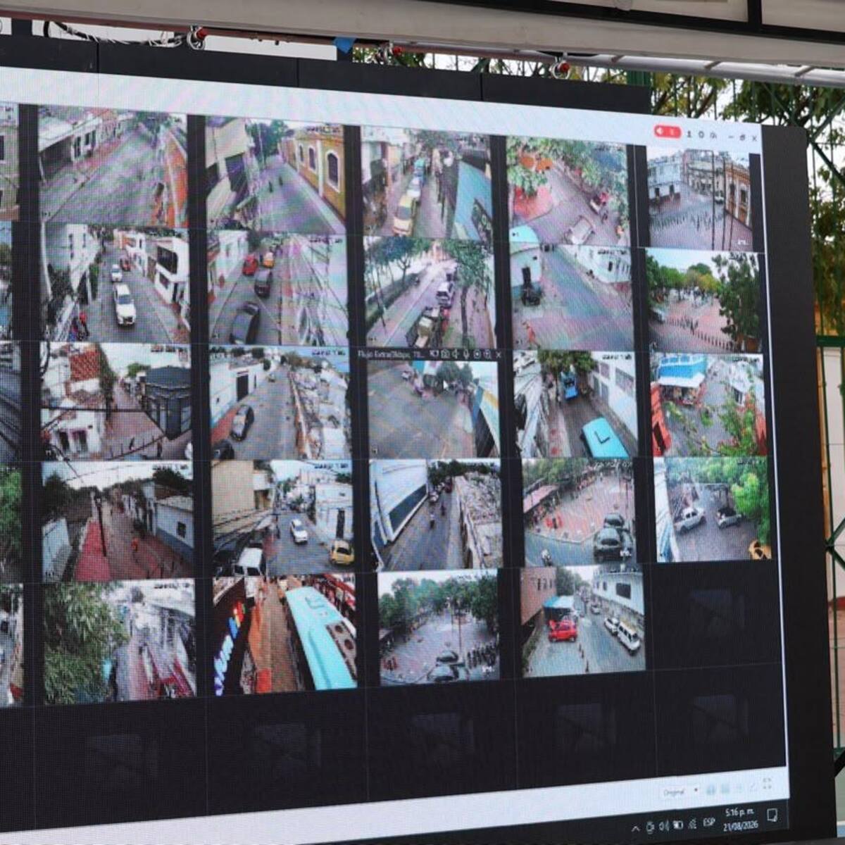 Distrito fortalece la seguridad del Centro Histórico de Santa Marta con la instalación de cámaras