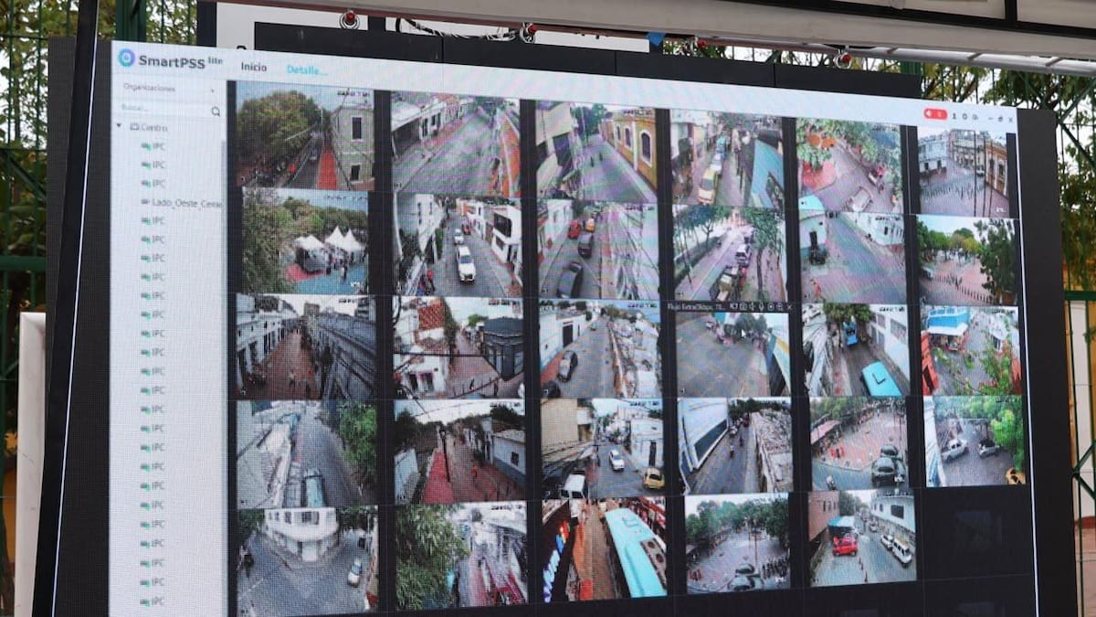 Distrito fortalece la seguridad del Centro Histórico de Santa Marta con la instalación de cámaras