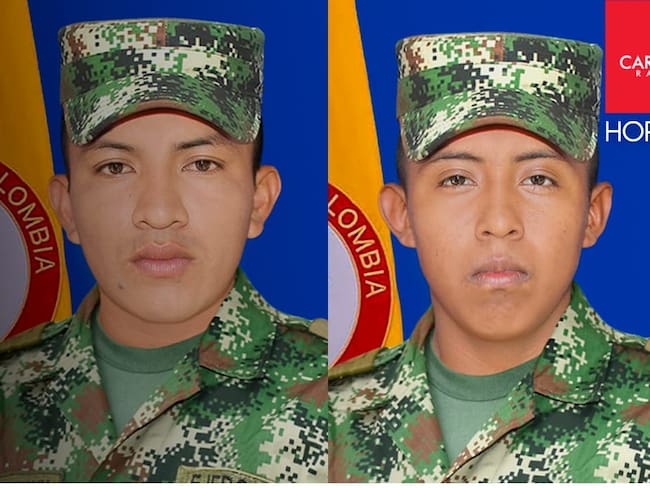 Reginaldo Ceballos familiar de los soldados Fabio Epinayu y José Pushaina Epieyu