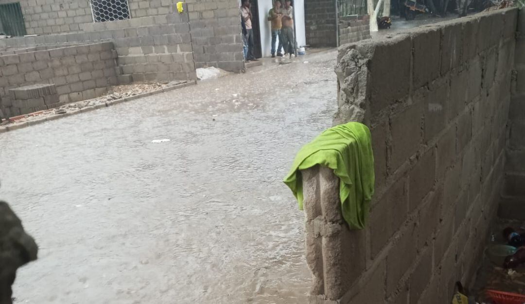 Afectaciones por lluvias en el sector de Villa Ester en Malambo