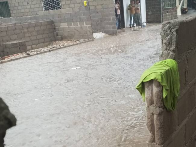 Afectaciones por lluvias en el sector de Villa Ester en Malambo