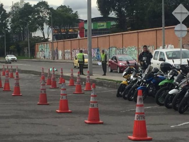 Policía refuerza controles a motociclistas por incremento de accidentes en Bogotá