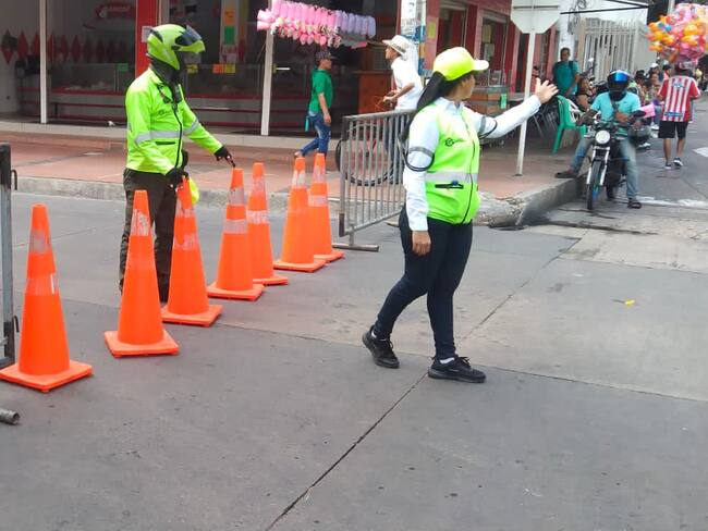 Imagen de referencia de operativos de movilidad en Barranquilla./ Foto: Secretaría de Tránsito y Seguridad Vial