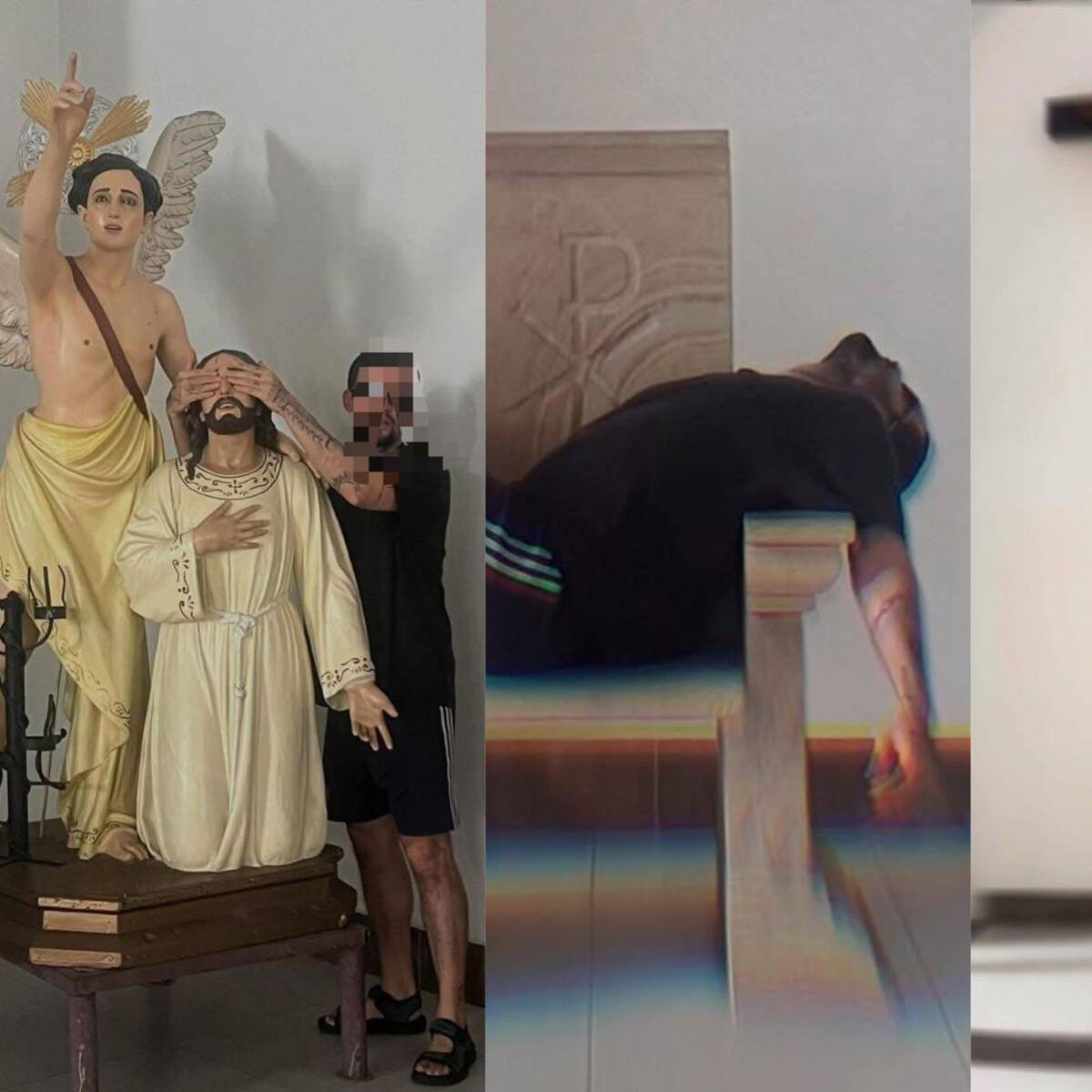 Indignación en Convención después que un hombre profanará algunas imágenes de la iglesia San José