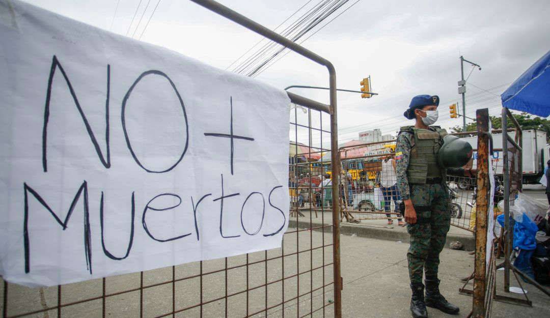 Rechazo a las masacres dentro de las cárceles ecuatorianas.  Foto: Getty