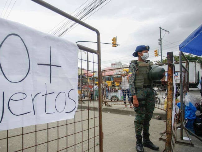 Rechazo a las masacres dentro de las cárceles ecuatorianas.  Foto: Getty