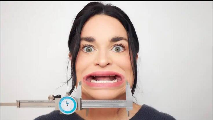 “Puedo poner hasta 45 uvas”: Samantha Ramsdell, la mujer con la boca más grande del mundo
