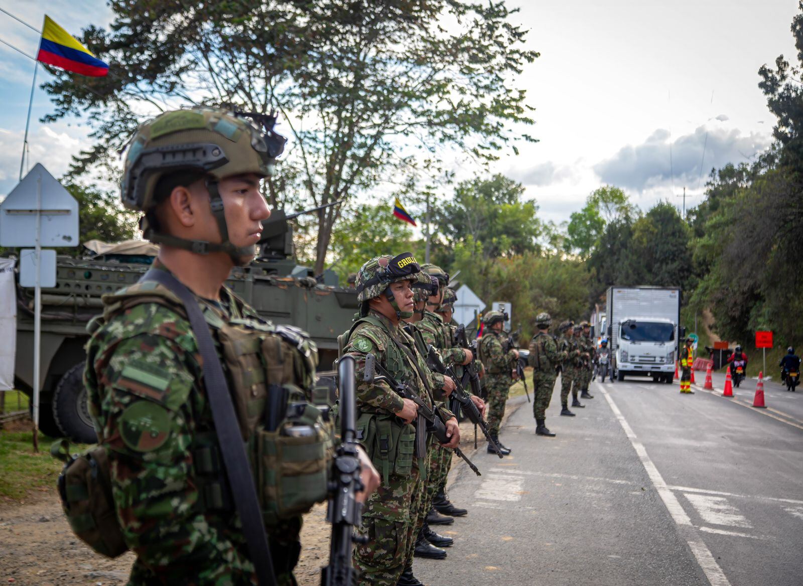 Tres Fuerzas de Despliegue Rápido refuerzan las actividades de la Tercera División que custodia los departamentos del Cauca, Valle del Cauca y Nariño. Crédito: Ejército Nacional.