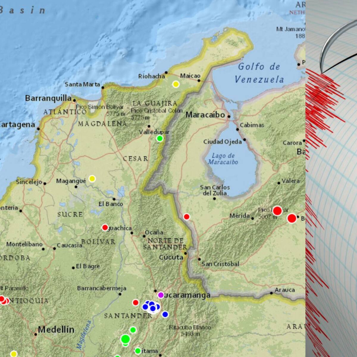 Temblor HOY 9 de diciembre en Colombia y el mundo: epicentro, magnitud y zonas afectadas