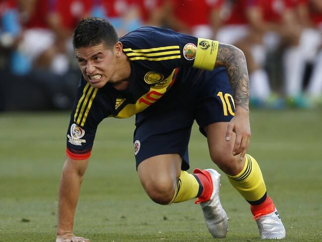Resonancia para James y a la espera que puede estar ante Paraguay