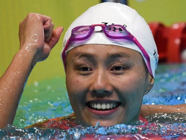 La china Liu Xiang logró un nuevo récord mundial en los 50 metros espalda