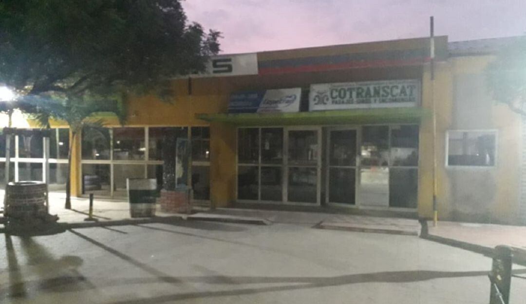 Terminal del municipio de Tibú 