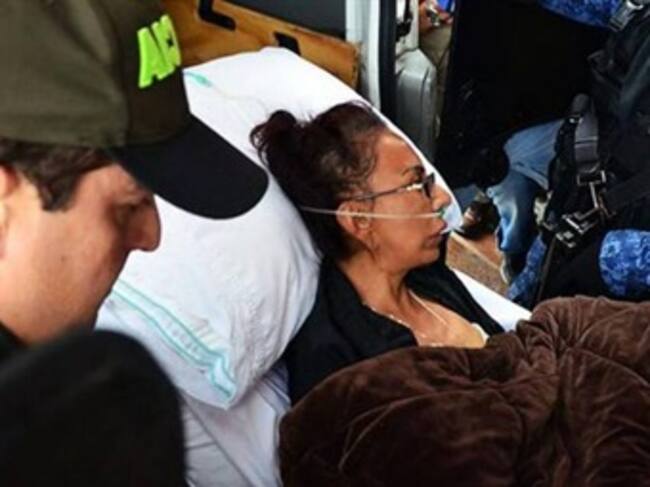 Alias La gata, durante traslado del Inpec. Foto: Colprensa / Vanguardia Liberal.