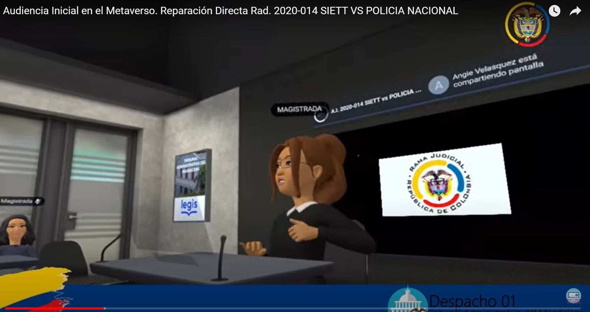 Primera audiencia judicial en el metaverso