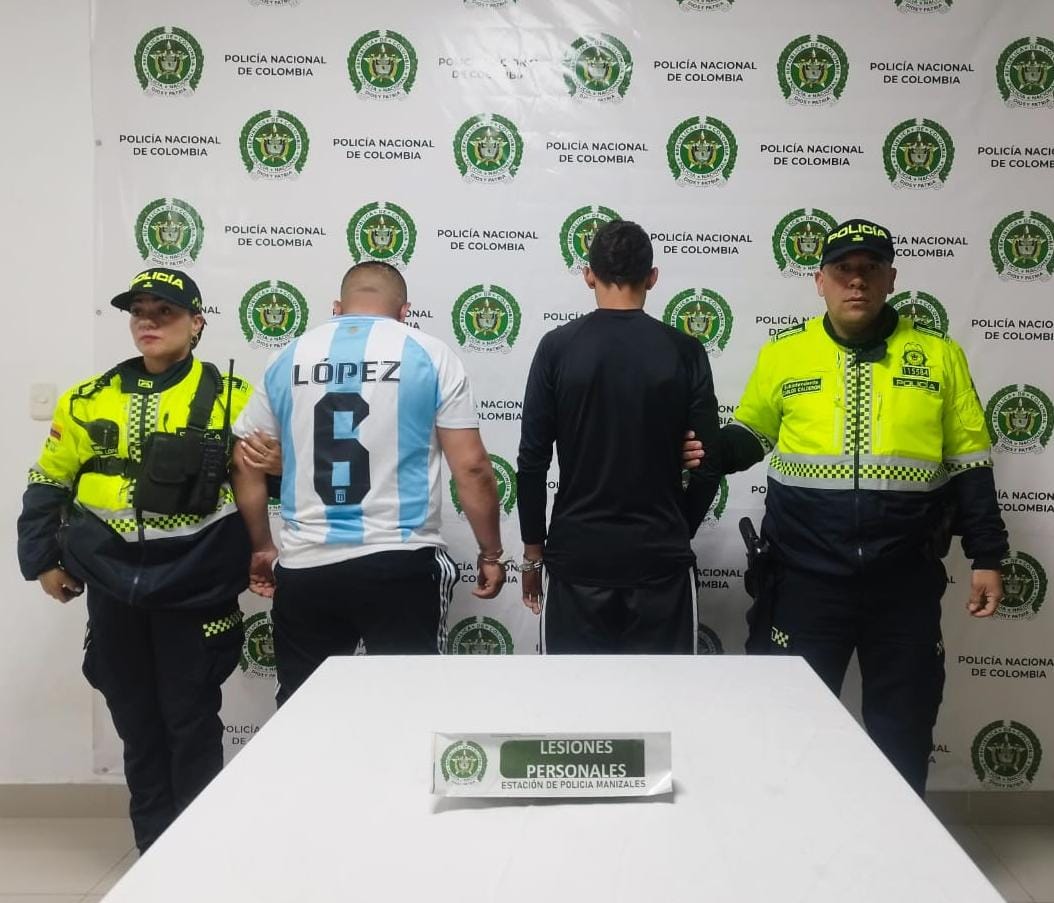 Foto policía Metropolitana de Manizales