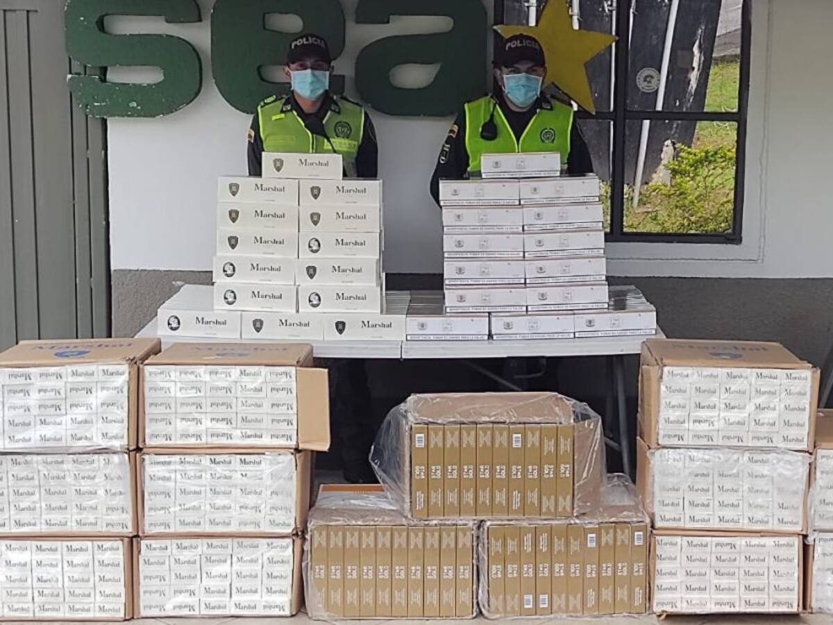 En Maltería incautan 6.500 cajetillas de cigarrillos de contrabando