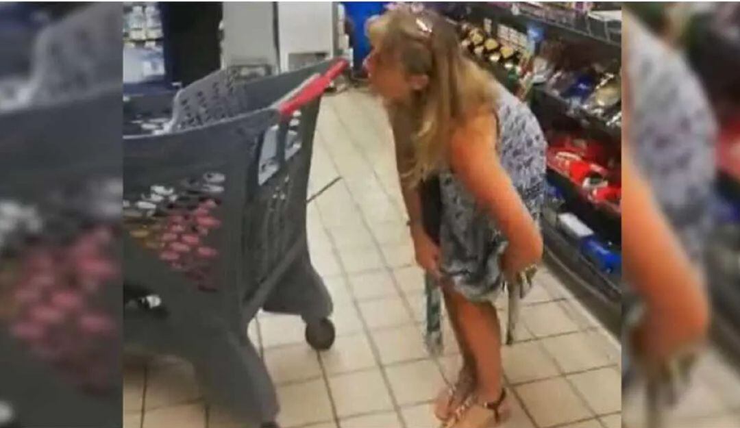 Utilizó su ropa interior como tapabocas para que no sacaran de la tienda