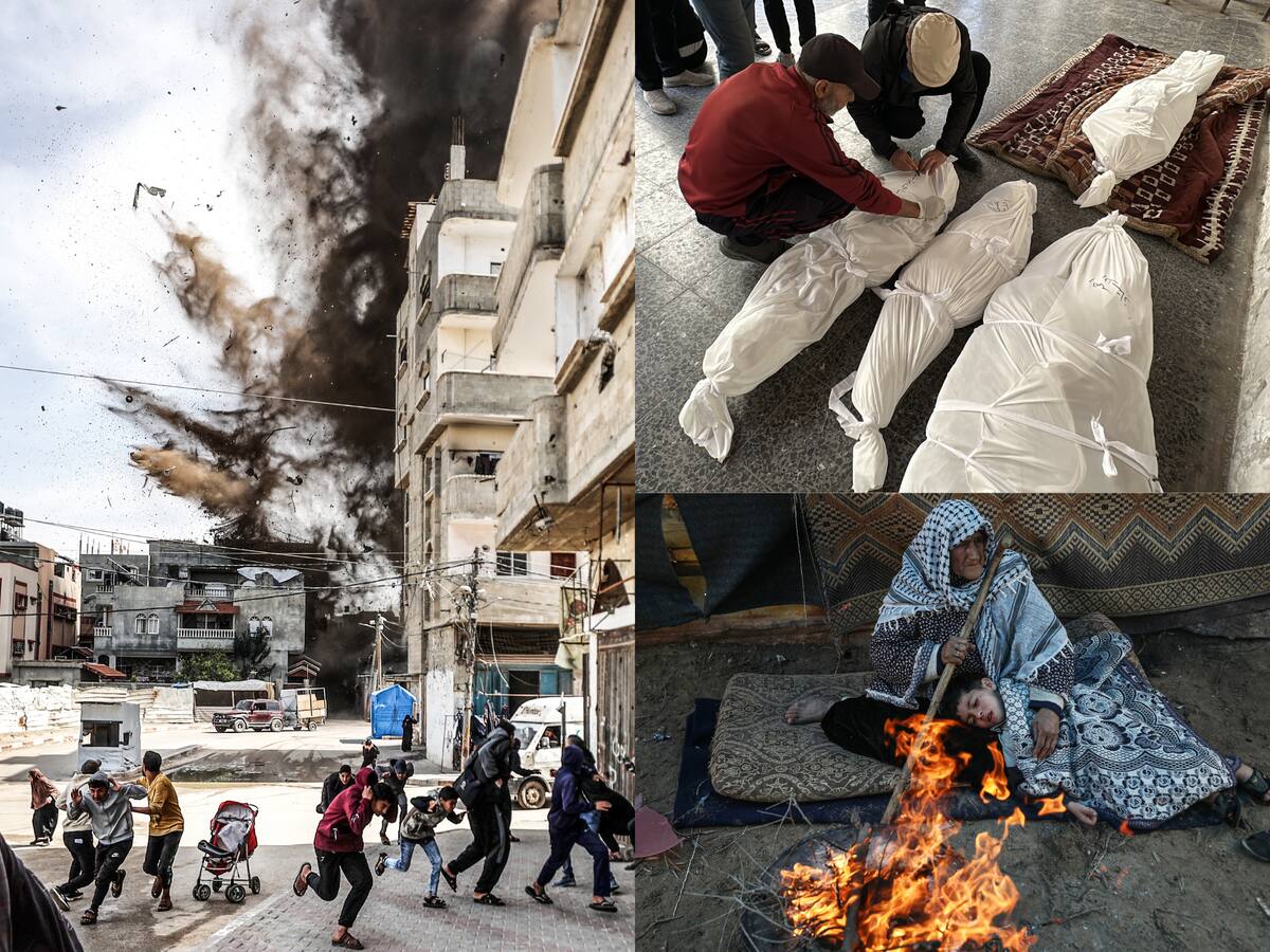 Nueve días de bombardeos israelíes en Gaza: 142.000 desplazados y 855 muertos