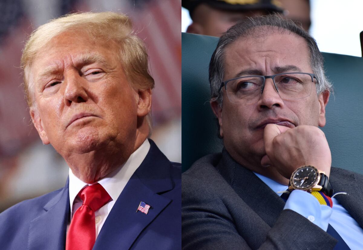 Donald Trump y Gustavo Petro | Foto: GettyImages