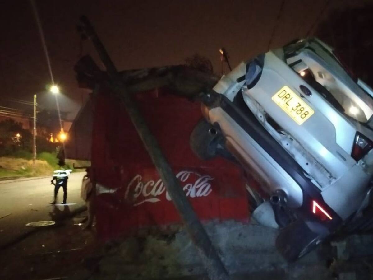 Conductor borracho protagonizó accidente en Ibagué