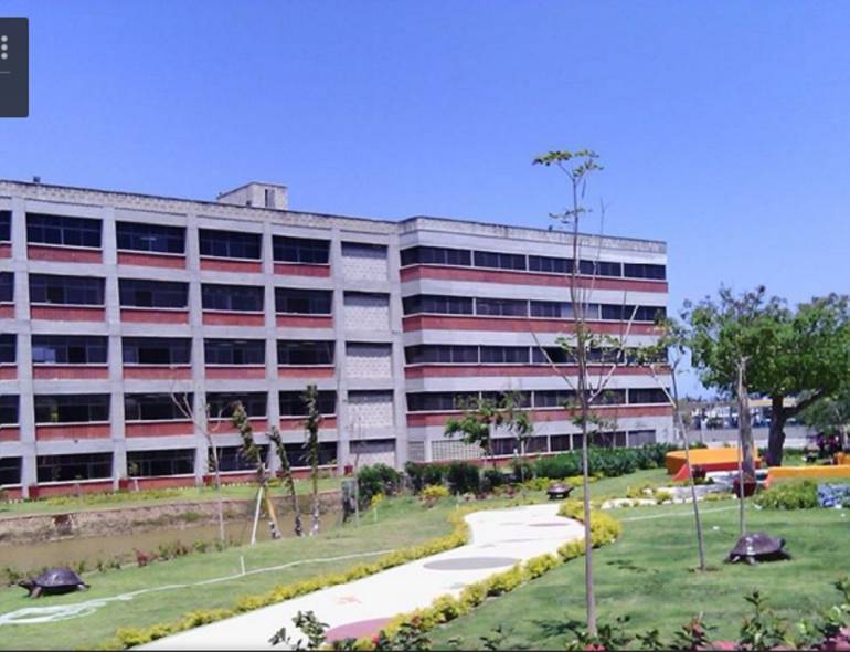 Fachada universidad del Atlántico. 