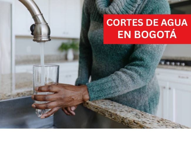 Cortes de agua en Bogotá para este 4 de diciembre Foto: Getty Images