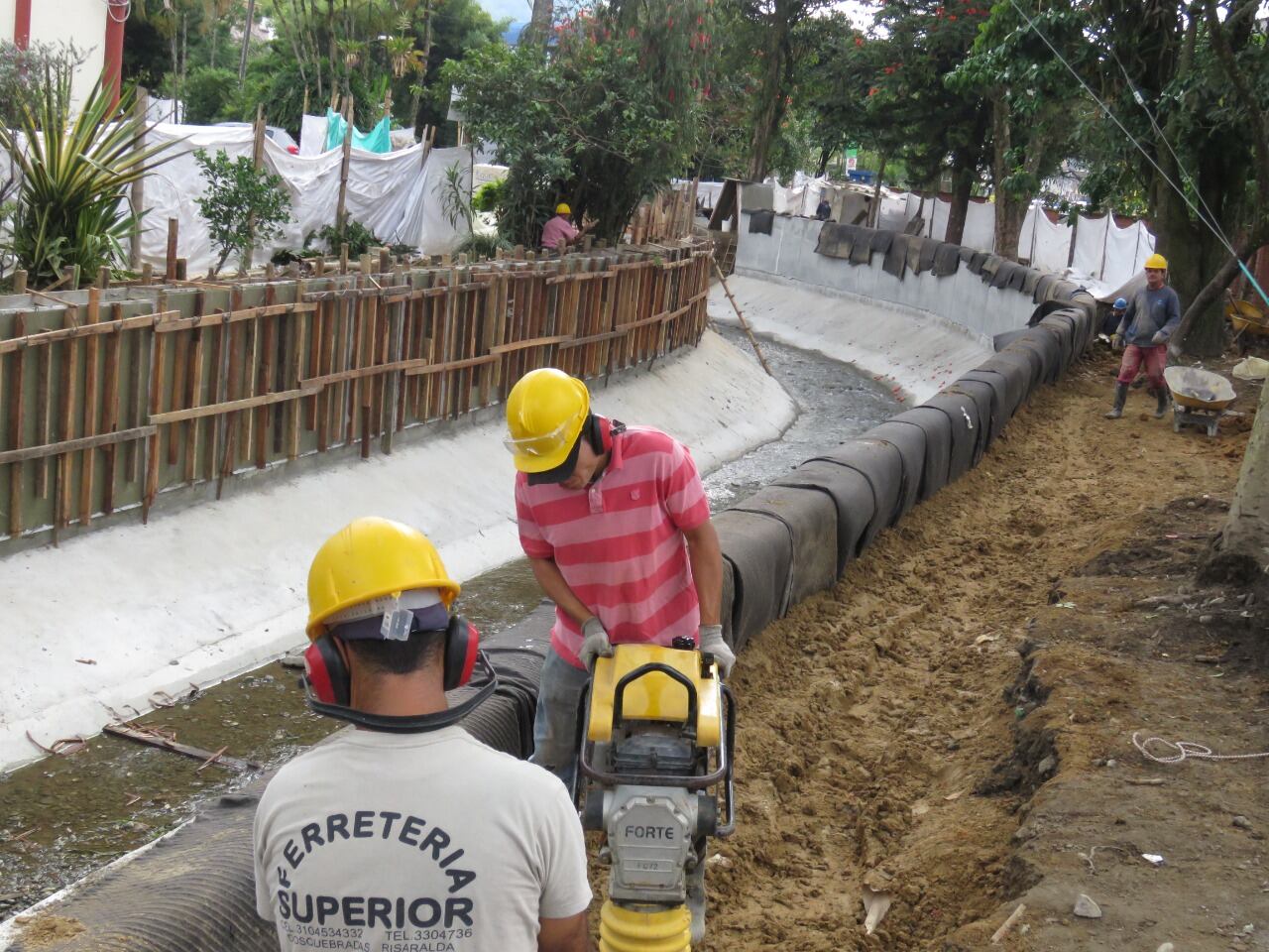 Obras de mitigación del riesgo - Alcaldía de Dosquebradas