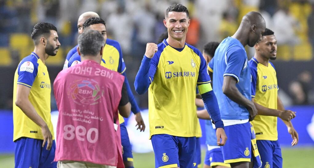 Cristiano Ronaldo tras terminar un partido con el Al Nassr (Photo by Mohammed Saad/Anadolu Agency via Getty Images)
