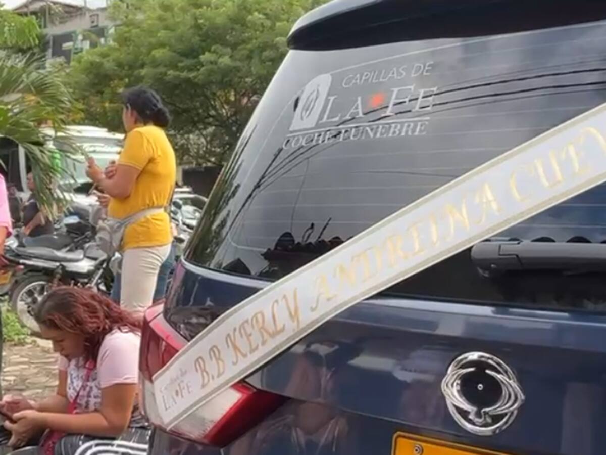 En Girón, fue sepultada la niña venezolana asesinada por un sujeto que la raptó de su casa